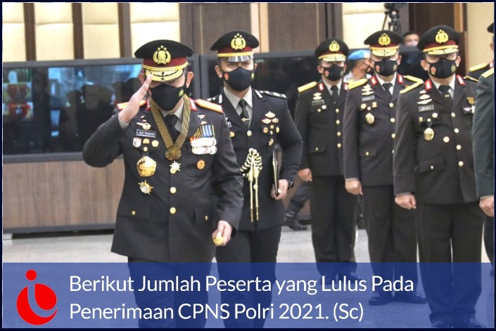 Berikut Jumlah Peserta Yang Lulus Pada Penerimaan CPNS Polri 2021 ...