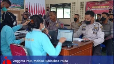 Biddokkes Polda NTT Jalani Rikes Berkala Deteksi Dini Penyakit Kronis Di Polres Mabar.