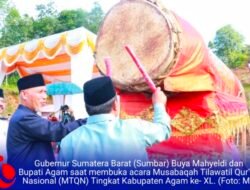 Buka MTQN XL Tingkat Kab Agam,  Gubernur Sumbar; Jadi Momentum Umat Islam Kembali Pahami Al-Qur’an