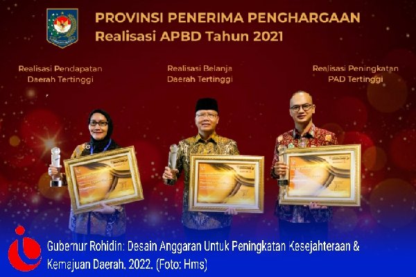 Pemprov Bengkulu Sabet 3 Penghargaan Realisasi APBD