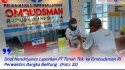 PT Timah Tbk Dilaporkan ke Ombudsman RI Perwakilan Bangka Belitung