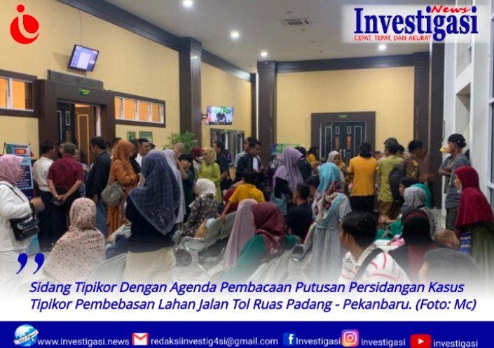 Sidang Tipikor Dengan Agenda Pembacaan Putusan Persidangan Kasus ...