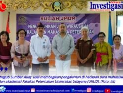 Wagub Audy Motivasi Mahasiswa Peternakan Universitas Udayana, Bali