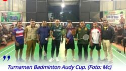 Bangkitkan Potensi Muda, Turnamen Badminton Audy Cup Digelar