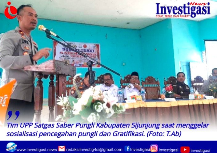 Cegah Pungli Dan Gratifikasi, Tim UPP Saber Pungli Sijunjung Gelar ...