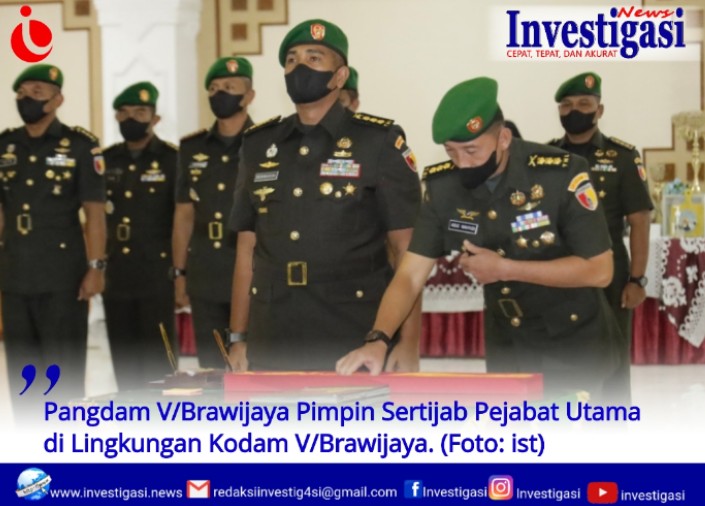 Pangdam V/Brawijaya Pimpin Sertijab Pejabat Utama Di Lingkungan Kodam V ...