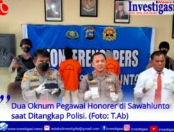 Diduga Miliki Sabu, Dua Oknum Pegawai Honorer di Sawahlunto Ditangkap Polisi