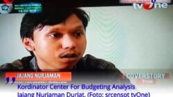 Kordinator Center For Budgeting Analysis Jajang Nurjaman Duriat: Minta Walikota Evaluasi Panitia Lelang Proyek NICU