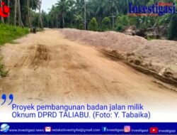 Proyek Pembangunan Jalan Di Taliabu Asal Jadi, Kadis PUPR Beri Peringatan