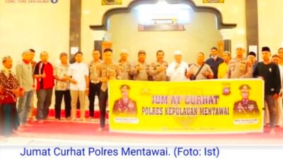 Jumat Curhat Polres Mentawai, Angkat Tema Silaturahmi