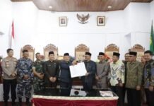 Paripurna Penyampaian Catatan Strategis DPRD Seluma Terhadap LKPJ Bupati Tahun 2022 Paripurna