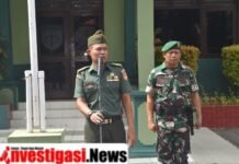 Kodim 0716/Demak Gelar Apel Pemberangkatan Cuti Lebaran Gel 1 Demak