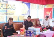Ketua DPRD Kabupaten Dharmasraya Kunjungi Posko Lebaran 2025