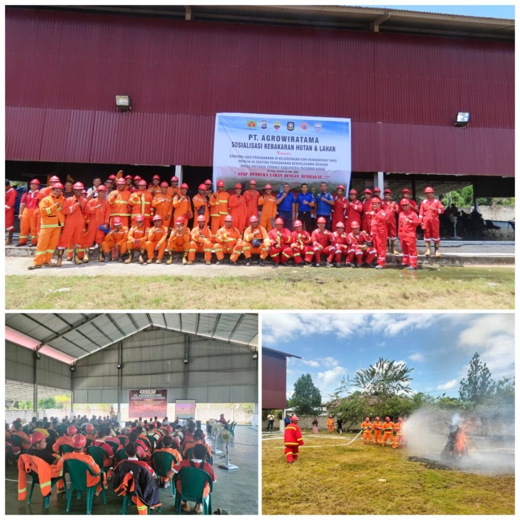 PT. Agrowiratama, Sosialisasikan Kebakaran Hutan dan Lahan