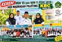 Keren! MIN 10 dan MIN 11 Pidie Jaya Jadi Madrasah Piloting Kurikulum Berbasis Cinta 2026