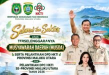 Bupati Fifian Menjadi Nakhoda HKTI Sula
