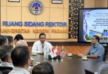 Kunjungi UNP, UBH dan Dua Universitas dari Malaysia Jajaki Kerjasama dengan FT