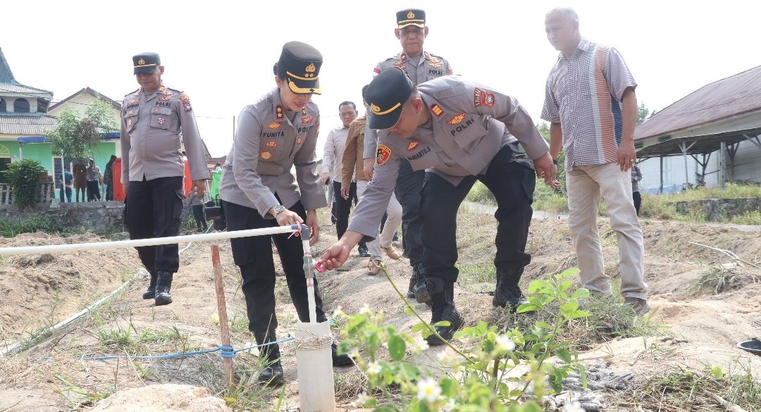 Kapolres Karimun Bangun Sumur Bor Gratis, Wujudkan Kepedulian Nyata untuk Warga Kundur