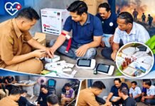 Pastikan Keselamatan Petugas Relawan MPA Karhutla, Dinkes Pulang Pisau Salurkan Suplemen dan Layanan Medis